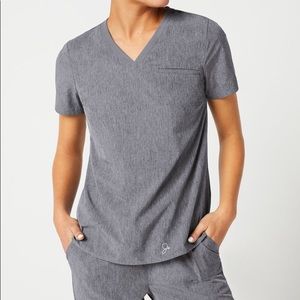 Jaanuu stride scrub set gray small